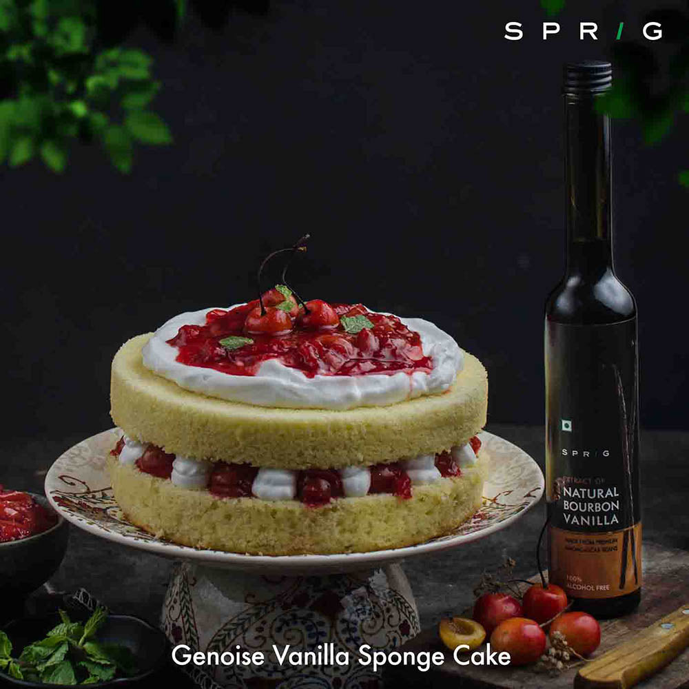 Genoise Vanilla Sponge Cake – SPRIG