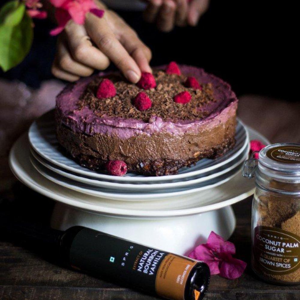 Frozen Vegan No Bake Cake