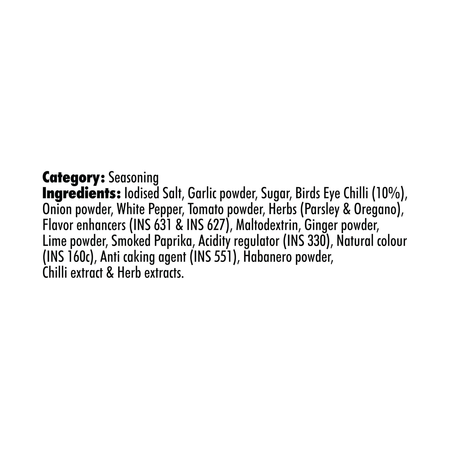 Authentic Peri Peri Seasoning, With Real Peri Peri Chili. 65g