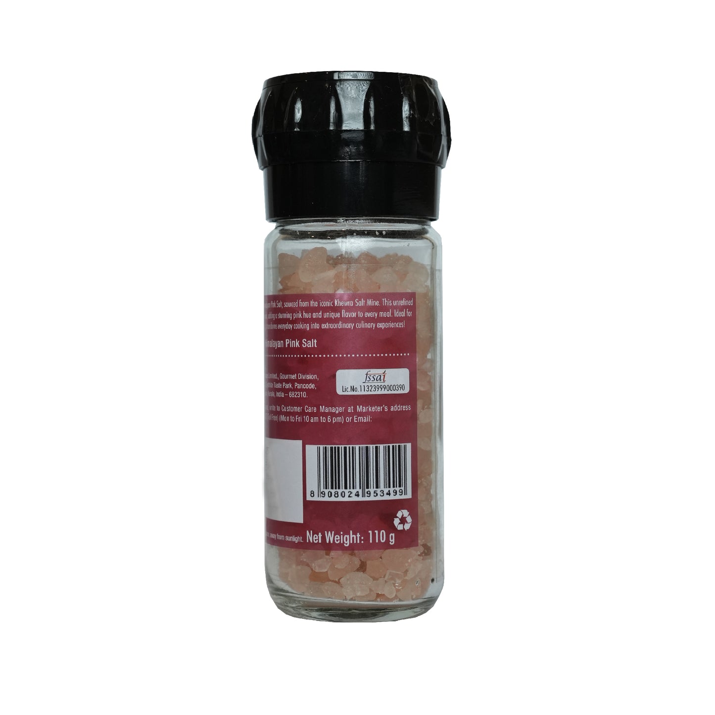 SPRIG Himalayan Pink Salt & TGSEB Black Pepper Grinder Combo, 160g