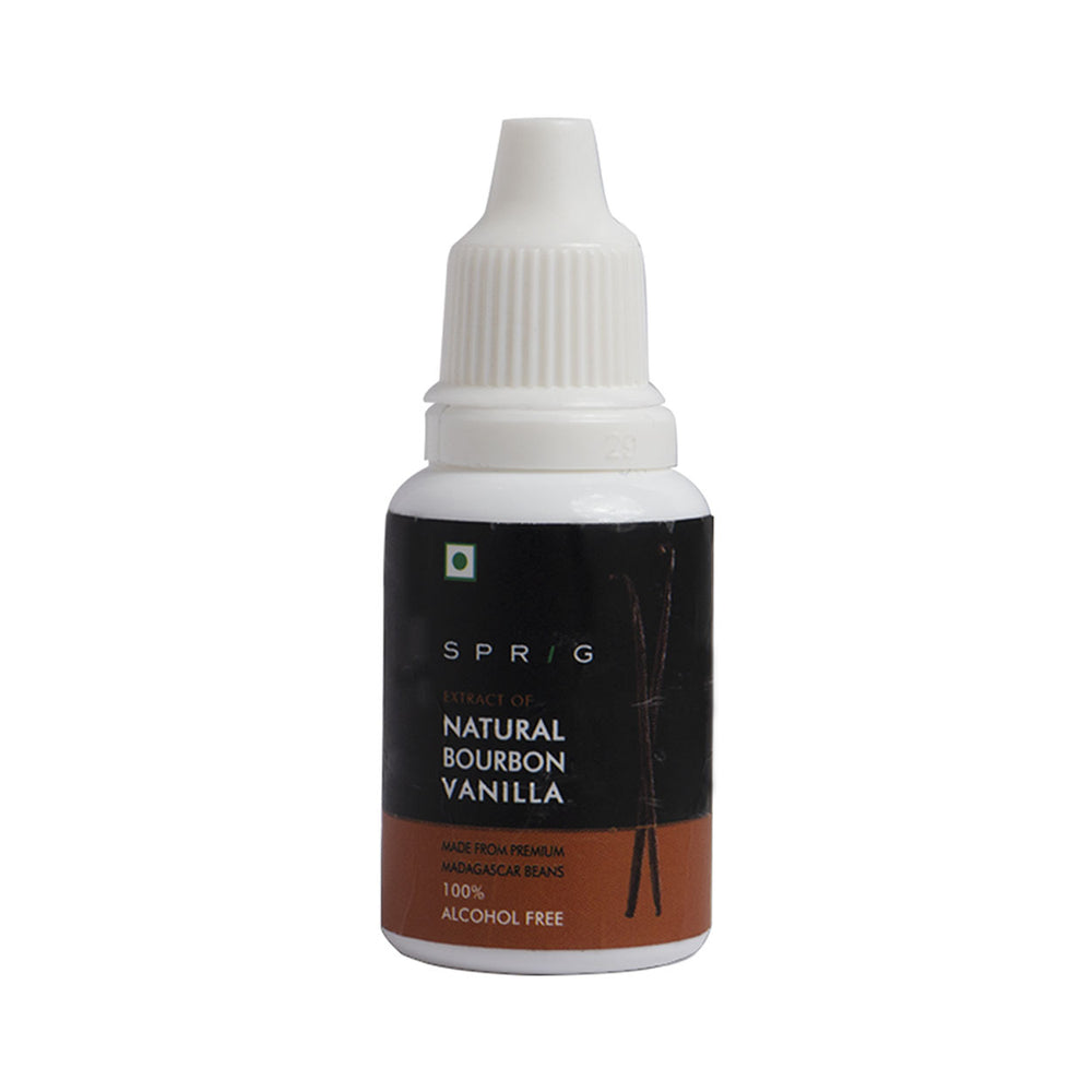 
                  
                    SPRIG Natural Bourbon Vanilla Extract | Made With Madagascar Vanilla Beans | 100% Alcohol Free | Pure, Gluten Free, Non-GMO | For Baking & Cooking
                  
                