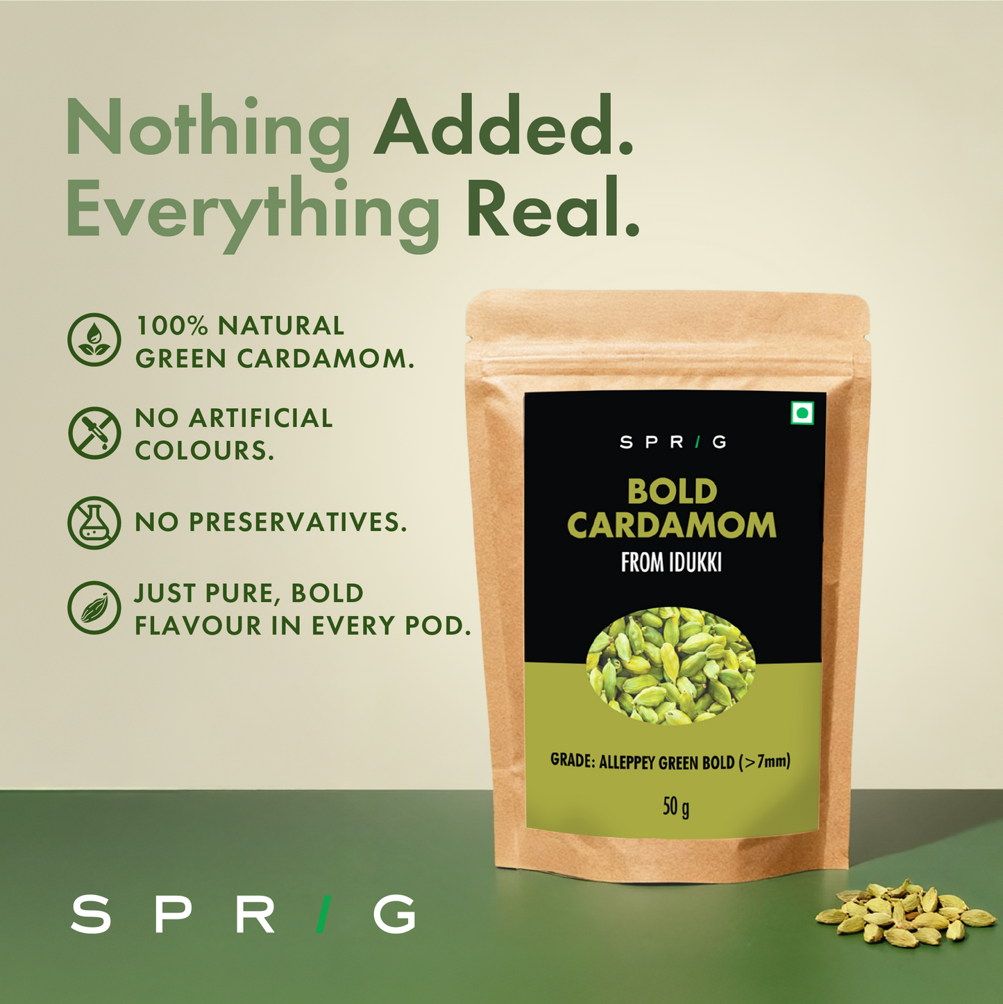 
                  
                    Idukki Cardamom Bold
                  
                