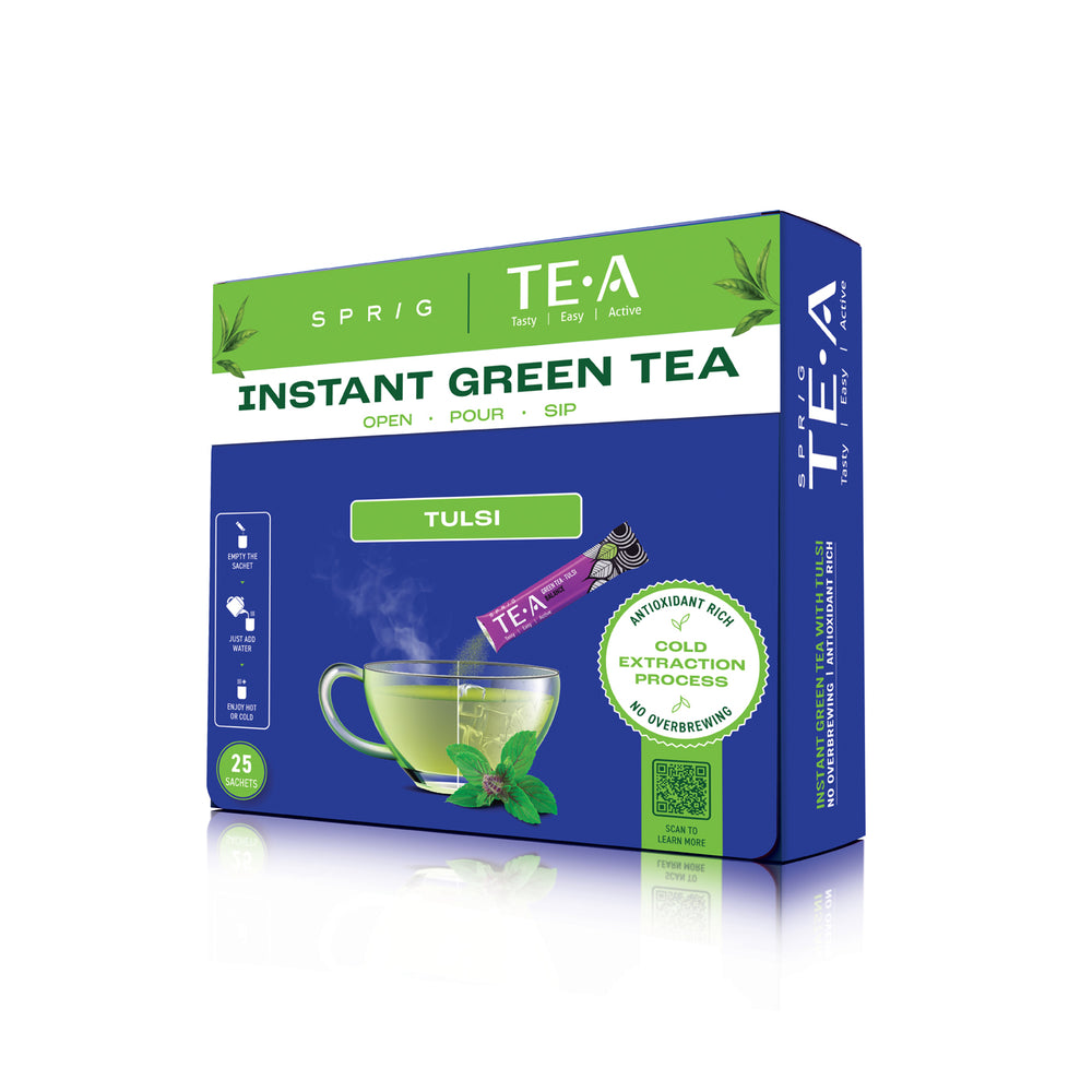 TE.A Instant Green Tea With Tulsi