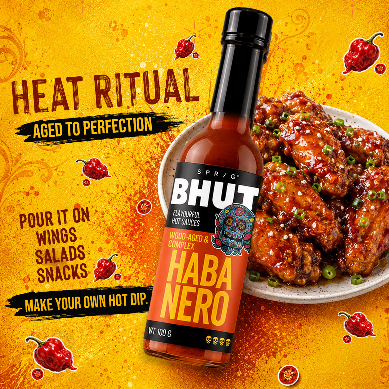 
                  
                    Habanero Premium Wood - Aged Hot Sauce, 55g
                  
                