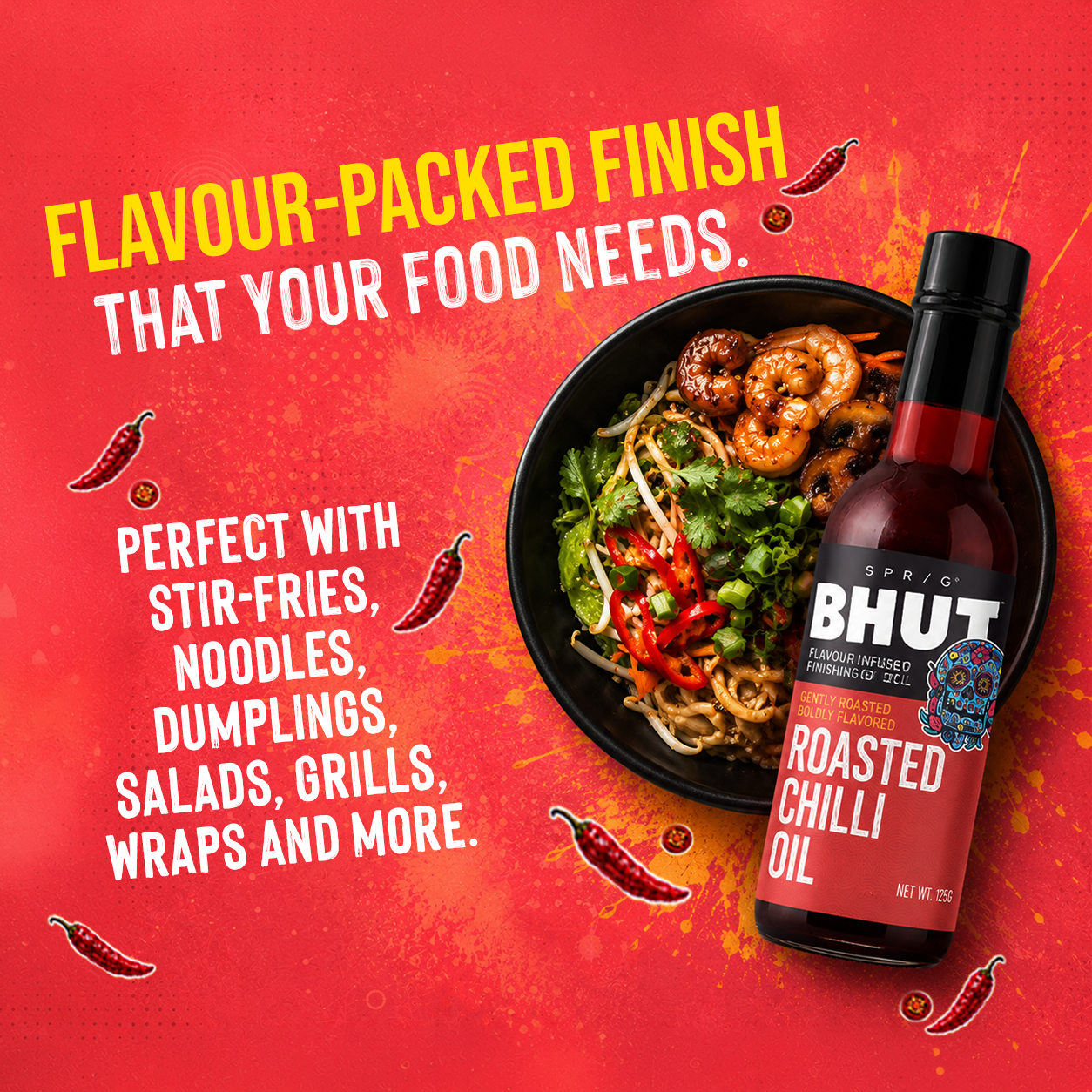 
                  
                    Roasted Chilli Oil, 125g
                  
                