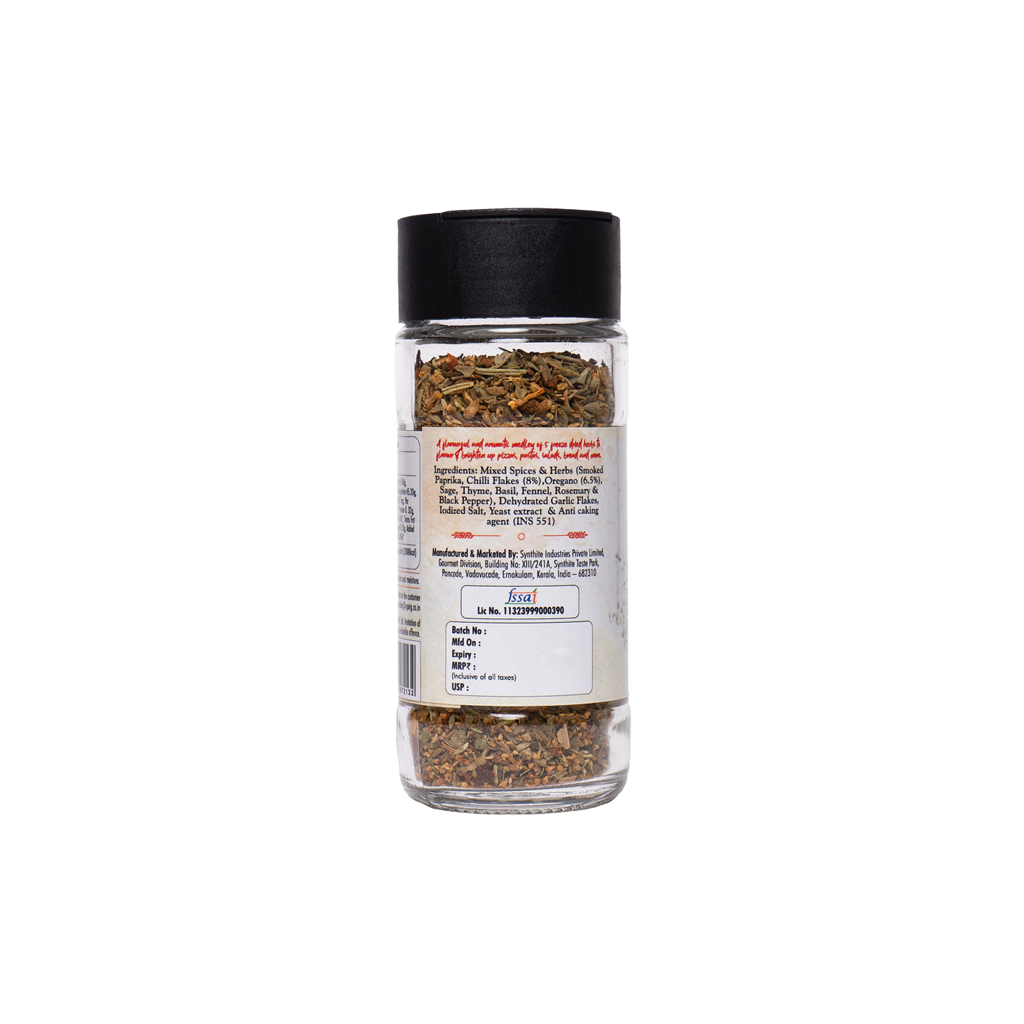 
                  
                    SPRIG Gourmet Italian Seasoning, 40g | Made with 5 Mediterranean Herbs | More Herbs, Less Salt | For Pizza, Pasta & Italian Cuisine | Zero Added Fillers & Additives
                  
                