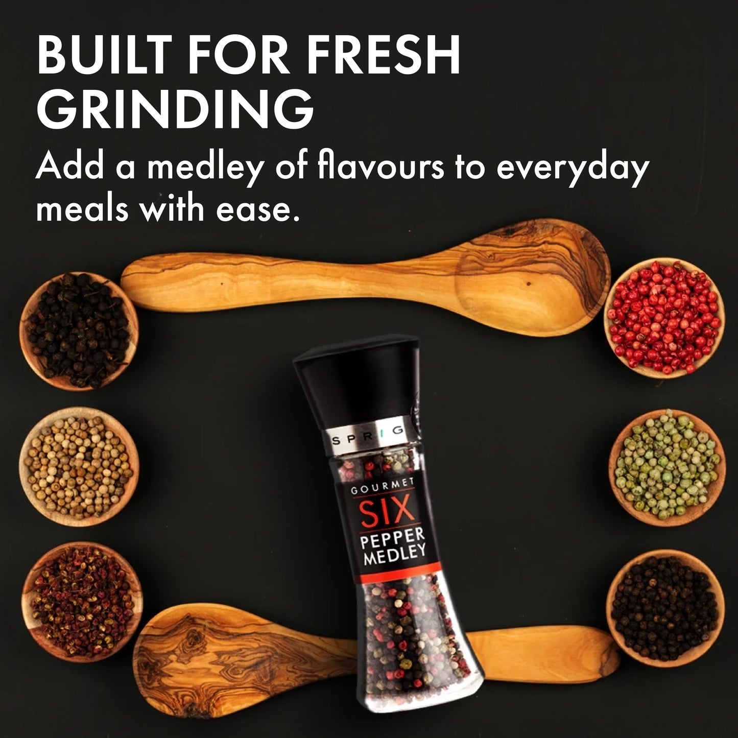 
                  
                    Gourmet Six Pepper Medley, Blend of Peppers
                  
                