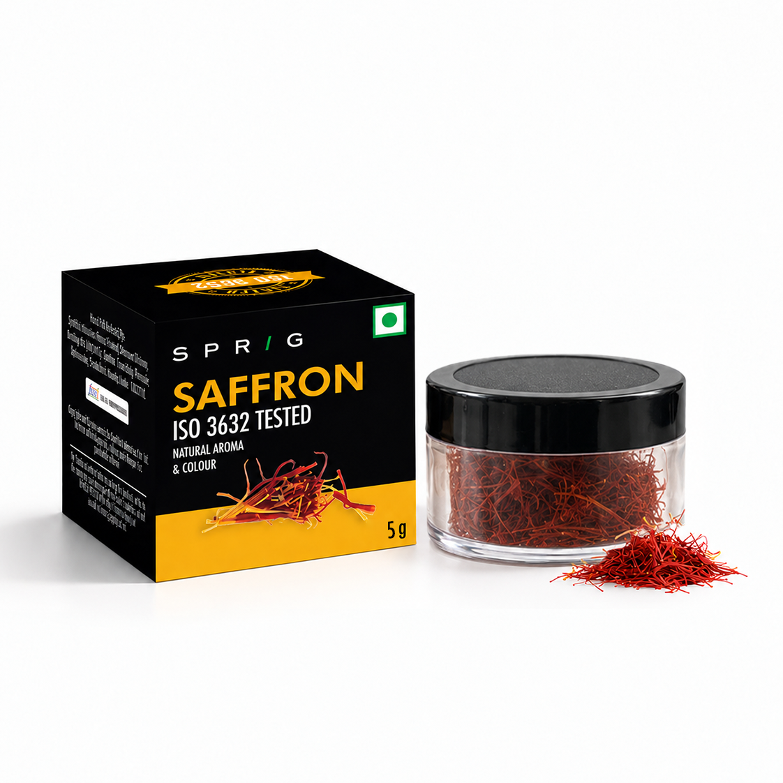 
                  
                    Saffron | ISO 3632 Tested
                  
                