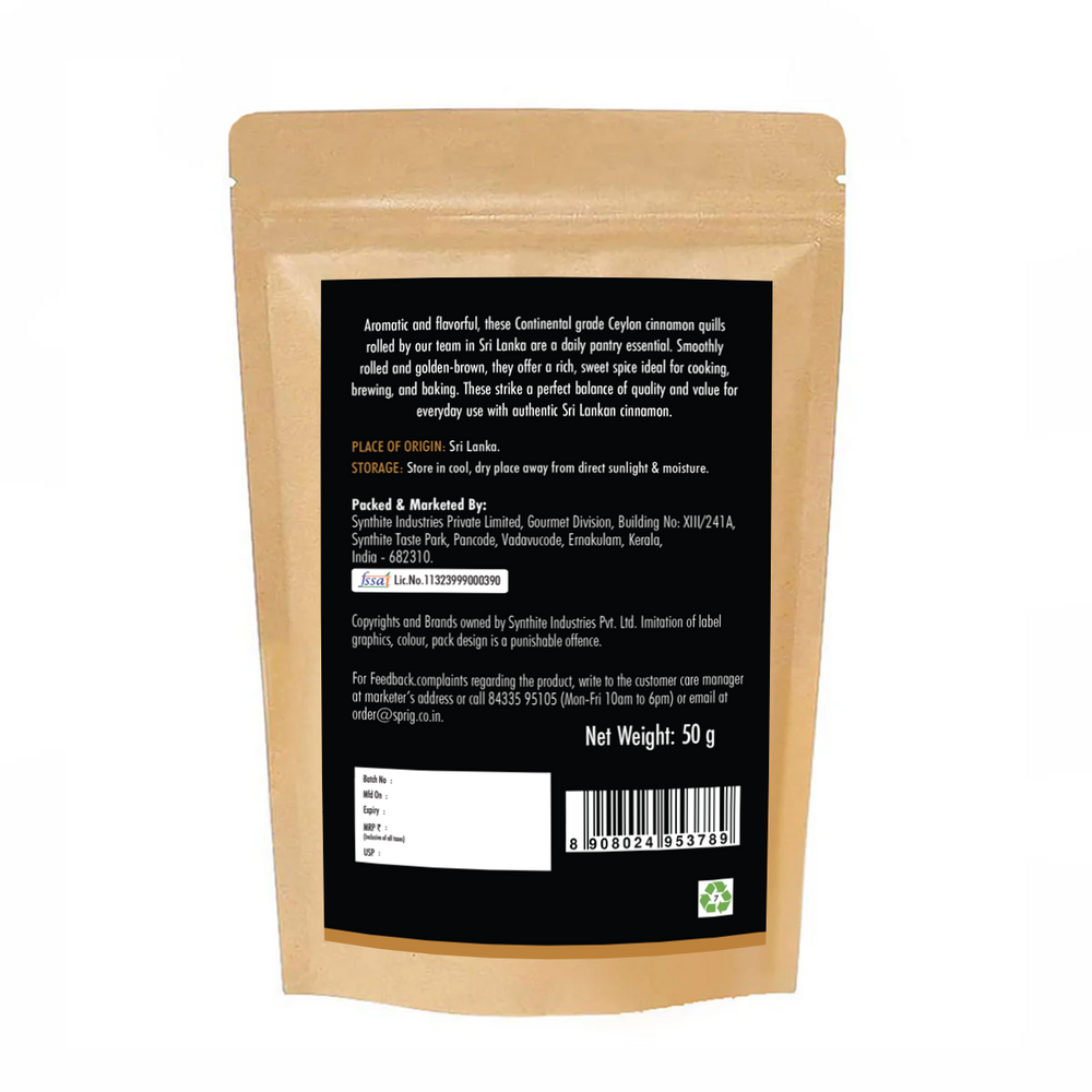 
                  
                    Sri Lankan Whole Cinnamon Continental Grade (C4)
                  
                