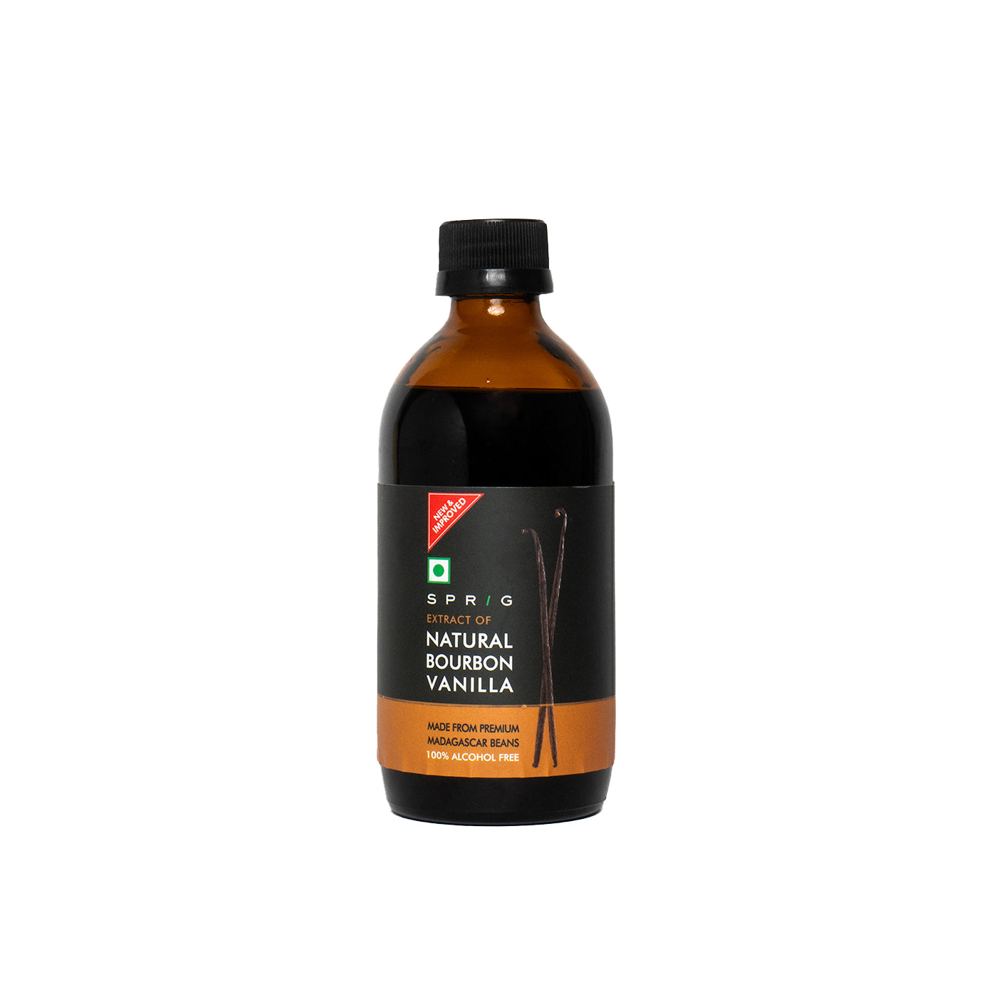 
                  
                    SPRIG Natural Bourbon Vanilla Extract | Made With Madagascar Vanilla Beans | 100% Alcohol Free | Pure, Gluten Free, Non-GMO | For Baking & Cooking
                  
                