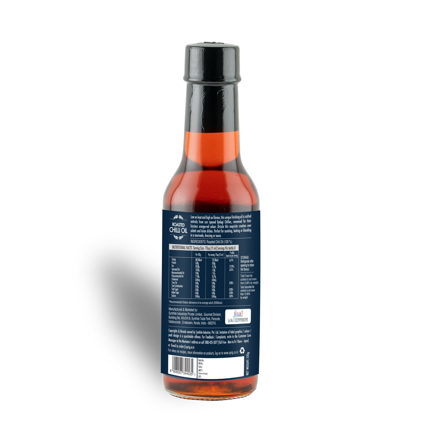 
                  
                    Roasted Chilli Oil, 125g
                  
                