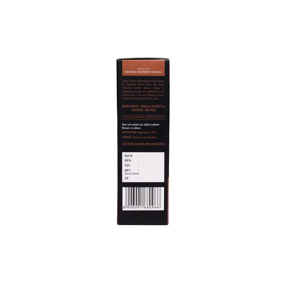 
                  
                    SPRIG Natural Bourbon Vanilla Extract, 50ml | Made with Madagascar Vanilla Beans | 100% Alcohol Free | Pure, Gluten Free, Non-GMO | For Baking & Cooking
                  
                