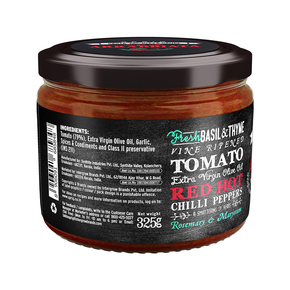 
                  
                    Arrabbiata Pasta and Pizza Sauce, 325g
                  
                