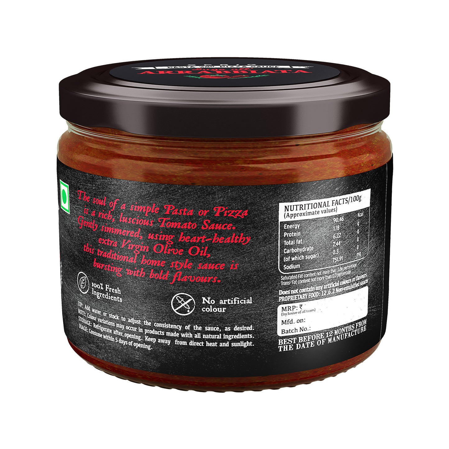 
                  
                    Arrabbiata Pasta and Pizza Sauce, 325g
                  
                