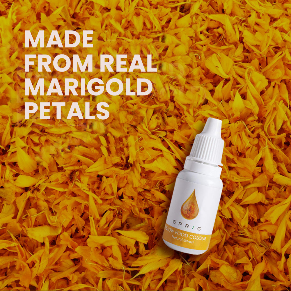 
                  
                    Natural Extracts for Colouring Food and Beverage - Marigold Yellow
                  
                