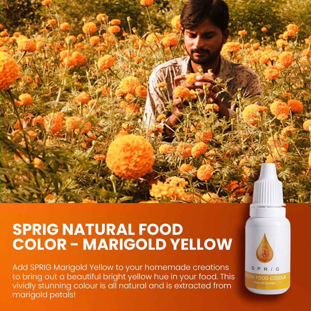 
                  
                    Natural Extracts for Colouring Food and Beverage - Marigold Yellow, 15 ml
                  
                