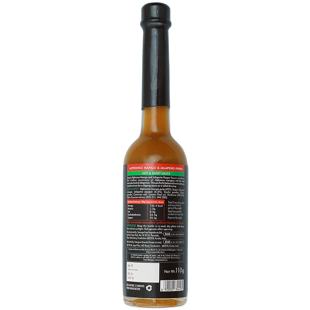 
                  
                    Mango Jalapeno Hot and Sweet Sauce, 110g
                  
                