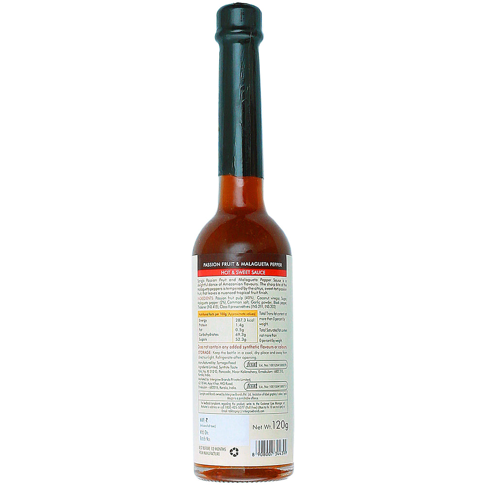 
                  
                    Passion Fruit Malagueta Pepper Hot and Sweet Sauce, 120 g
                  
                