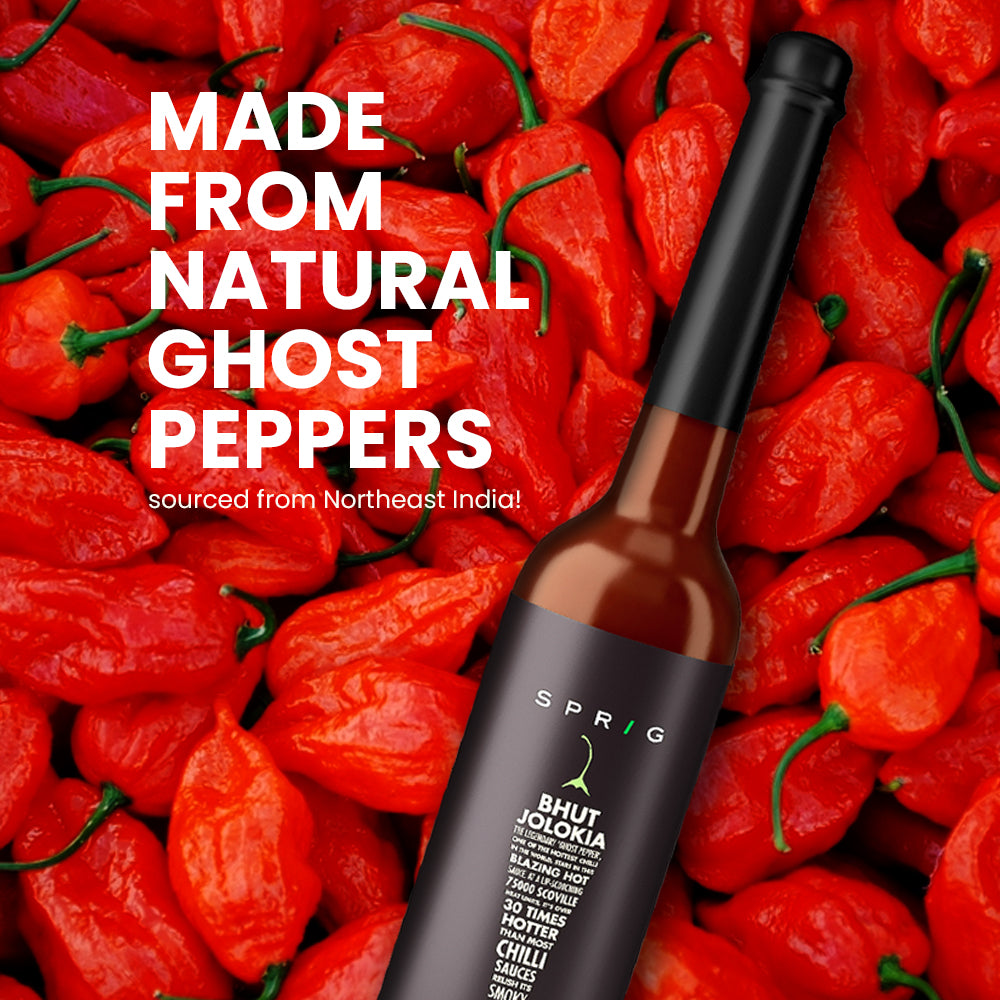 
                  
                    Bhut Jolokia Extra Hot Chilli Sauce
                  
                