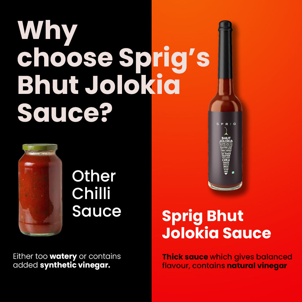 
                  
                    Bhut Jolokia Extra Hot Chilli Sauce, 120g
                  
                