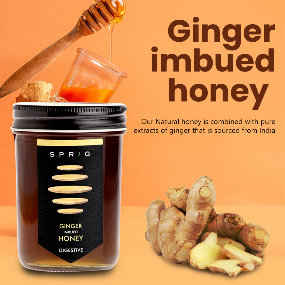 
                  
                    Ginger Imbued Honey, 325g
                  
                