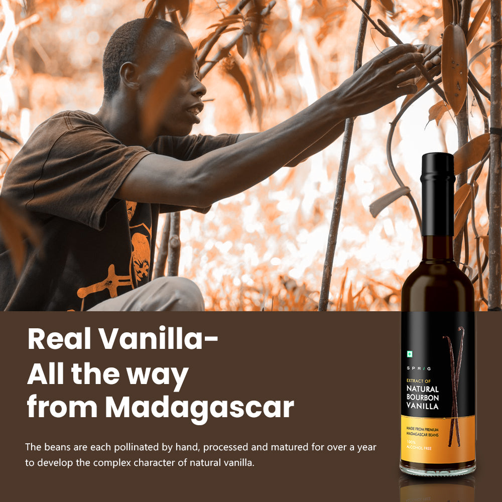 
                  
                    Madagascar Bourbon Vanilla Beans Extract - 50ml Bottle - All-Natural Vanilla Flavoring for Baking and Cooking
                  
                