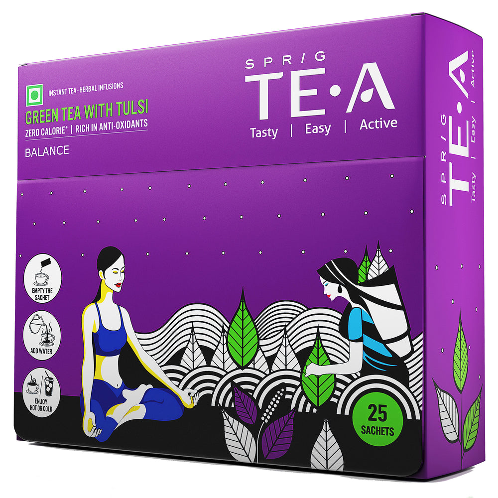 
                  
                    TE.A Green Tea with Tulsi - Pack of 25, 12.5 g
                  
                