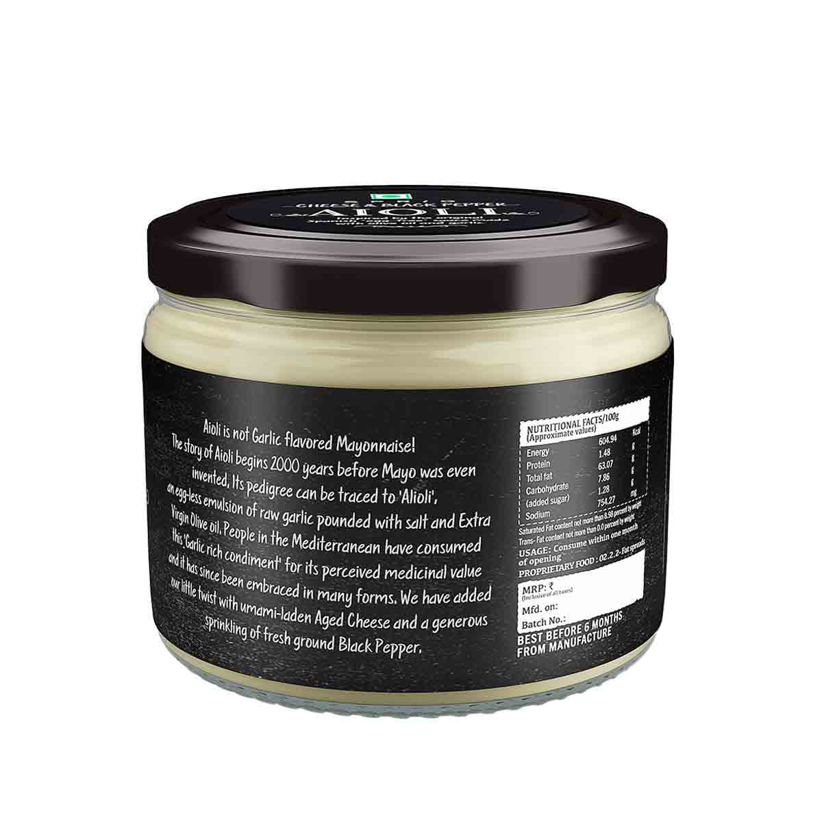 
                  
                    Cheese and Black Pepper Aioli, 260g
                  
                