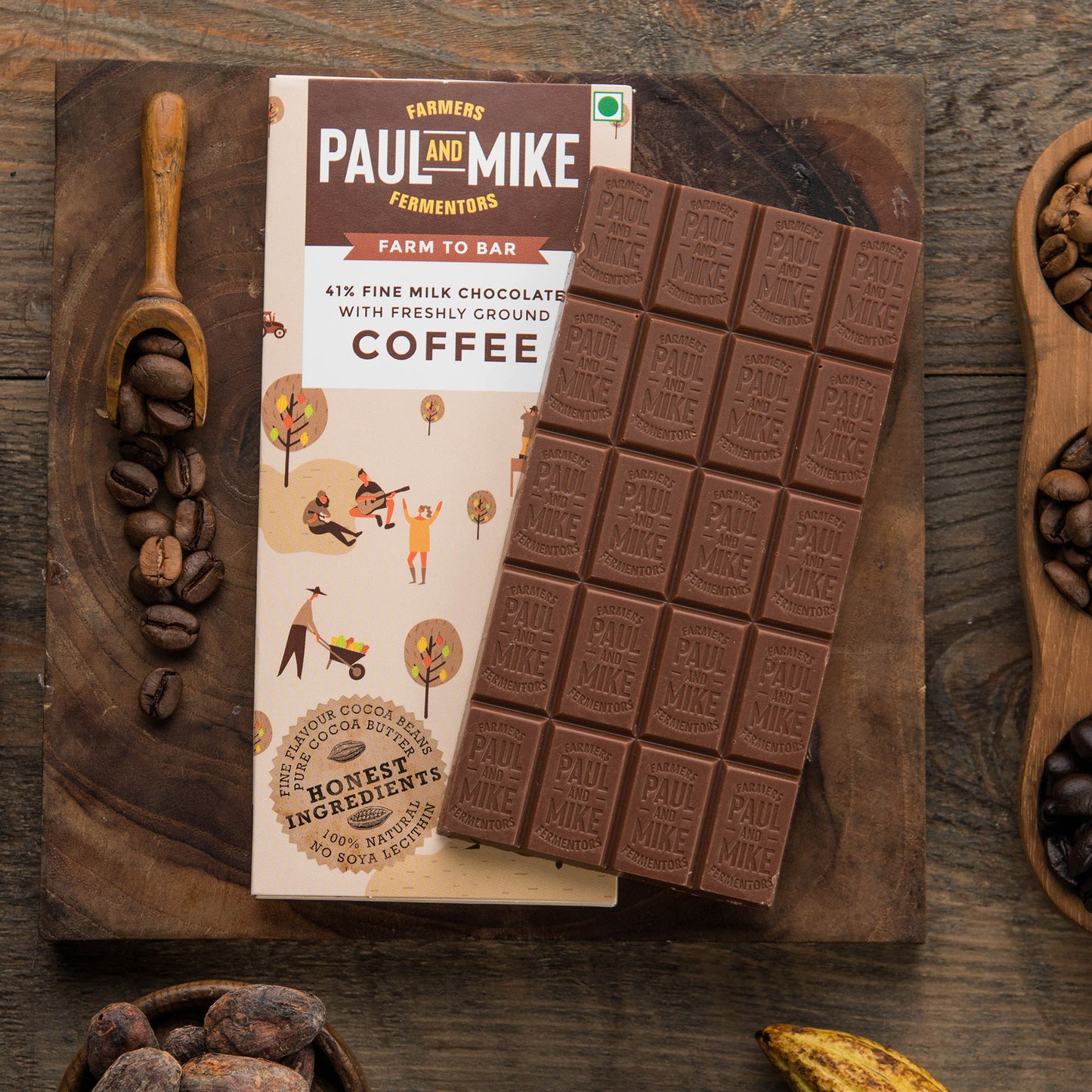 
                  
                    Paul And Mike Milk Chocolate Combo- Coffee & Alphonso Mango
                  
                