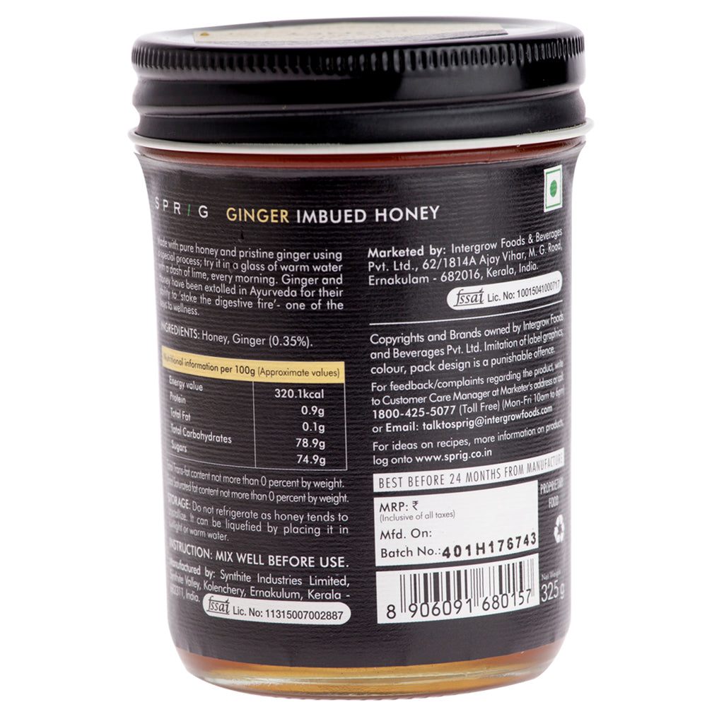 
                  
                    Ginger Imbued Honey, 325g
                  
                