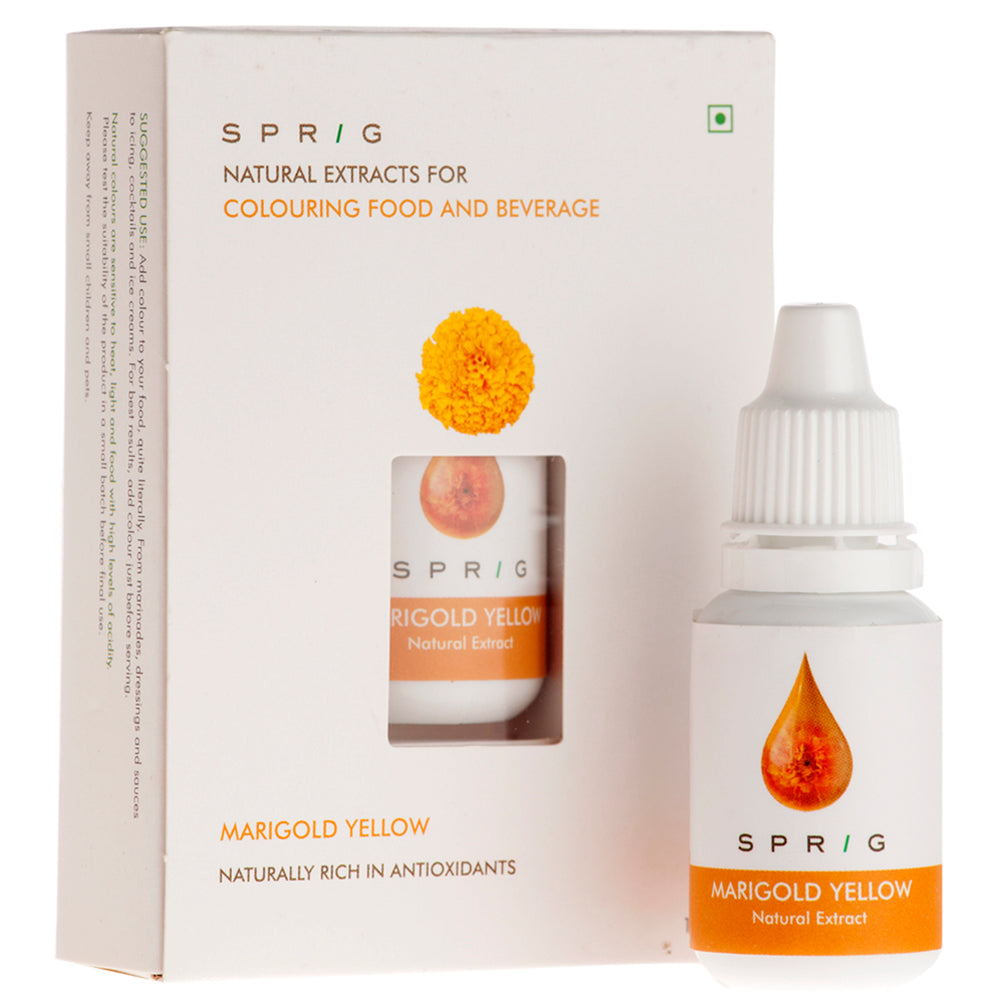 
                  
                    Natural Extracts for Colouring Food and Beverage - Marigold Yellow
                  
                