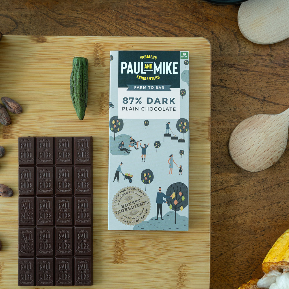 
                  
                    Paul And Mike 87% Dark Plain Vegan Chocolate Pack of 2
                  
                