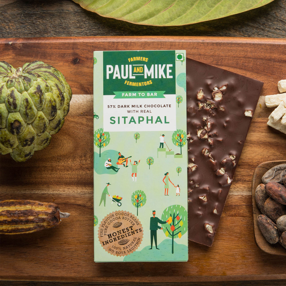 
                  
                    Paul And Mike 49% Fine Milk Sitaphal Chocolate Pack of 2
                  
                