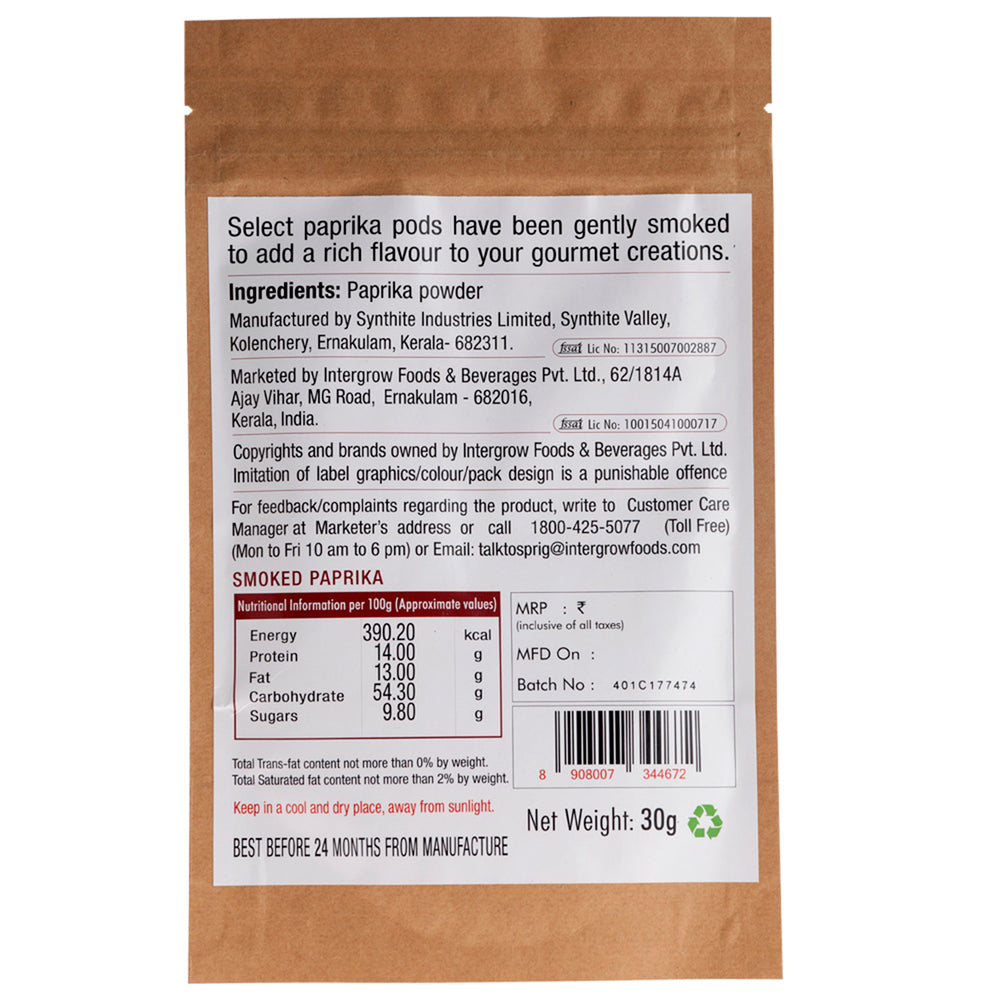 
                  
                    Smoked Paprika Pouch, 30g
                  
                