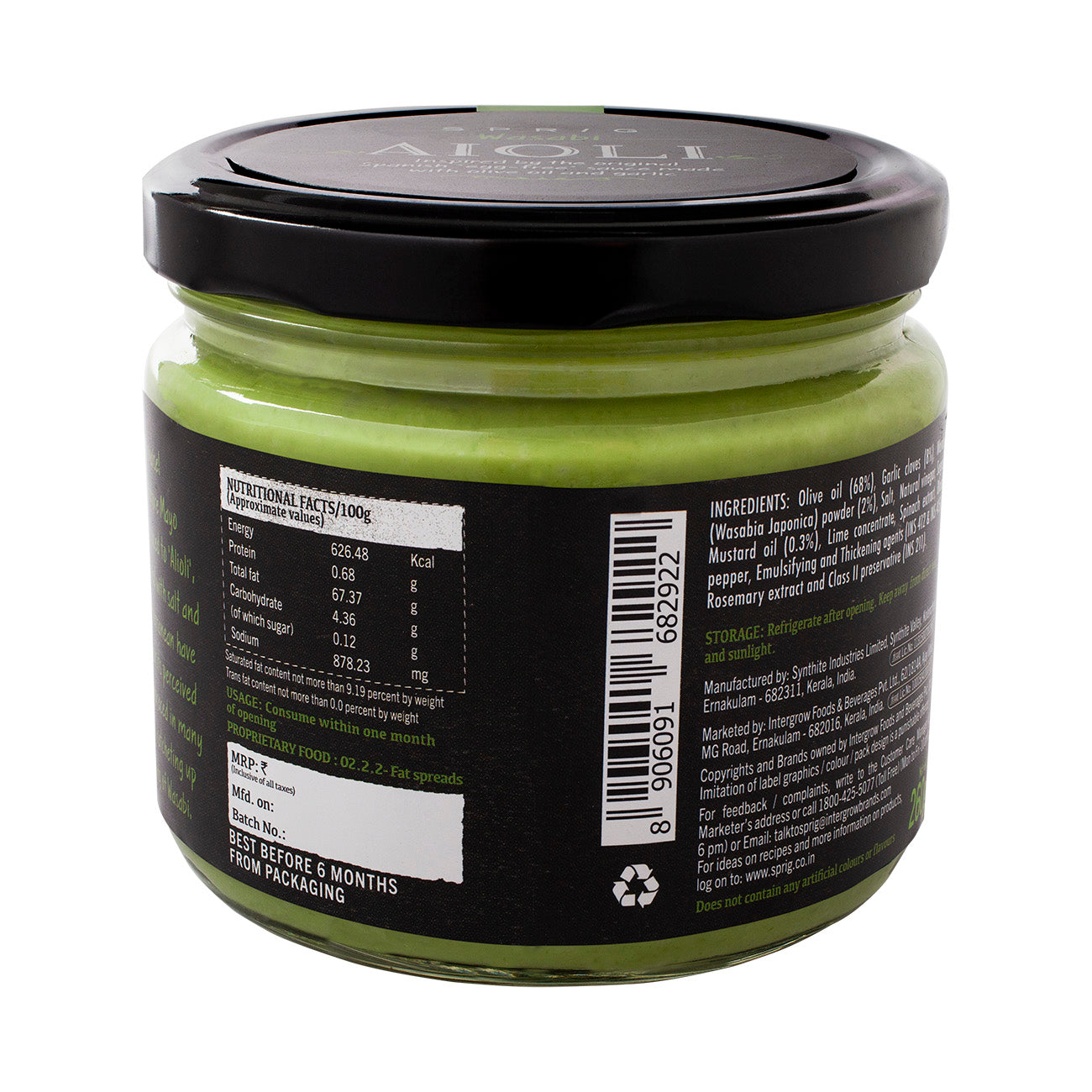 
                  
                    Wasabi Aioli, 260g
                  
                
